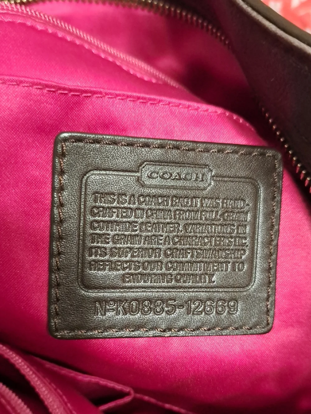 Coach Zoe Hobo, a classic slouchy leather handbag Gorgeous💙2008 - 2009 - Picture 12 of 14